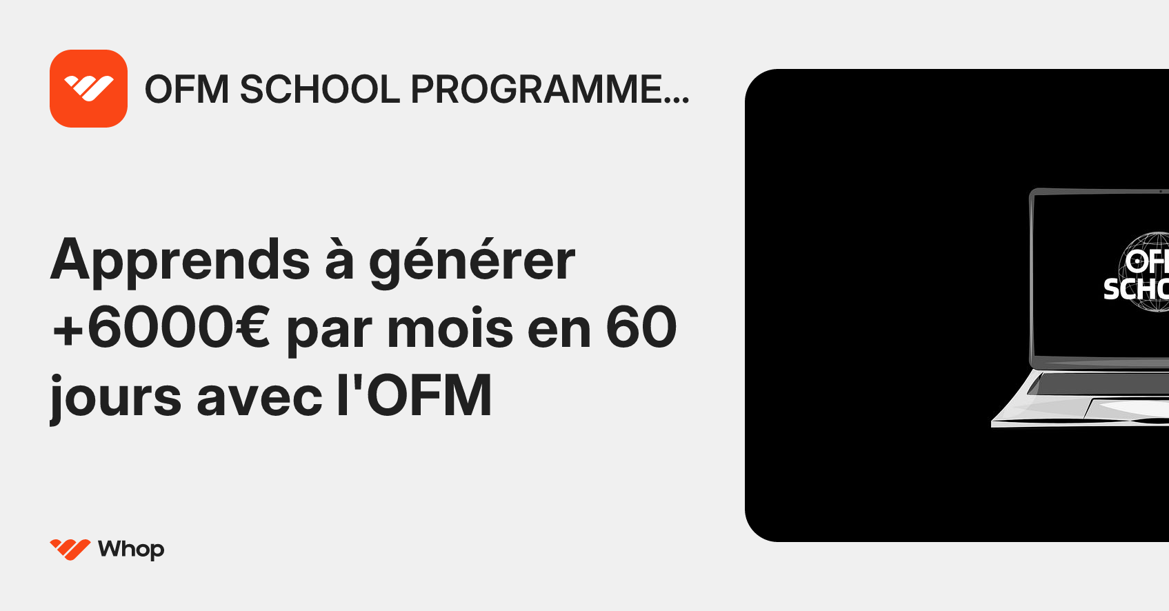 OFM SCHOOL PROGRAMME VIP | Whop