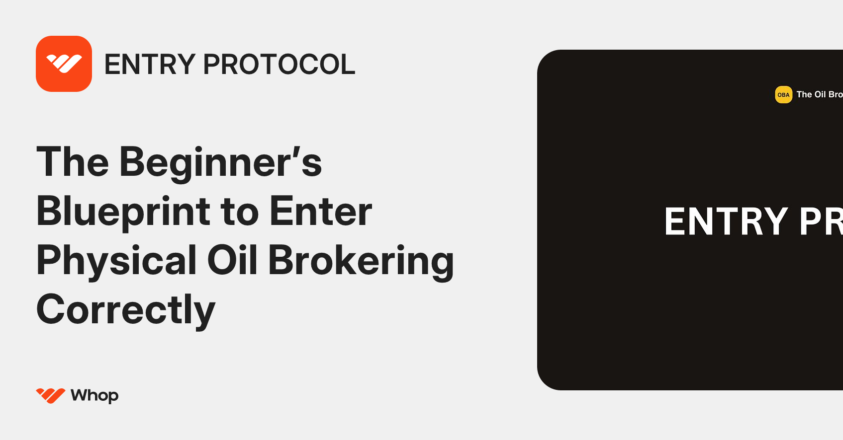 ENTRY PROTOCOL | Whop