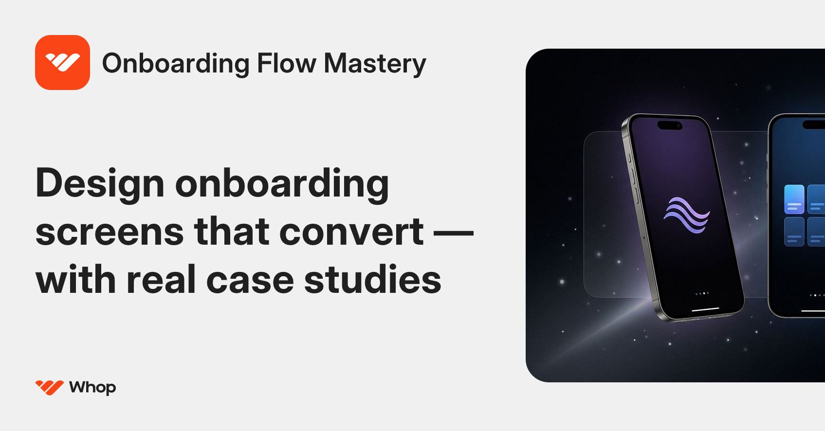 Onboarding Flow Mastery | Whop