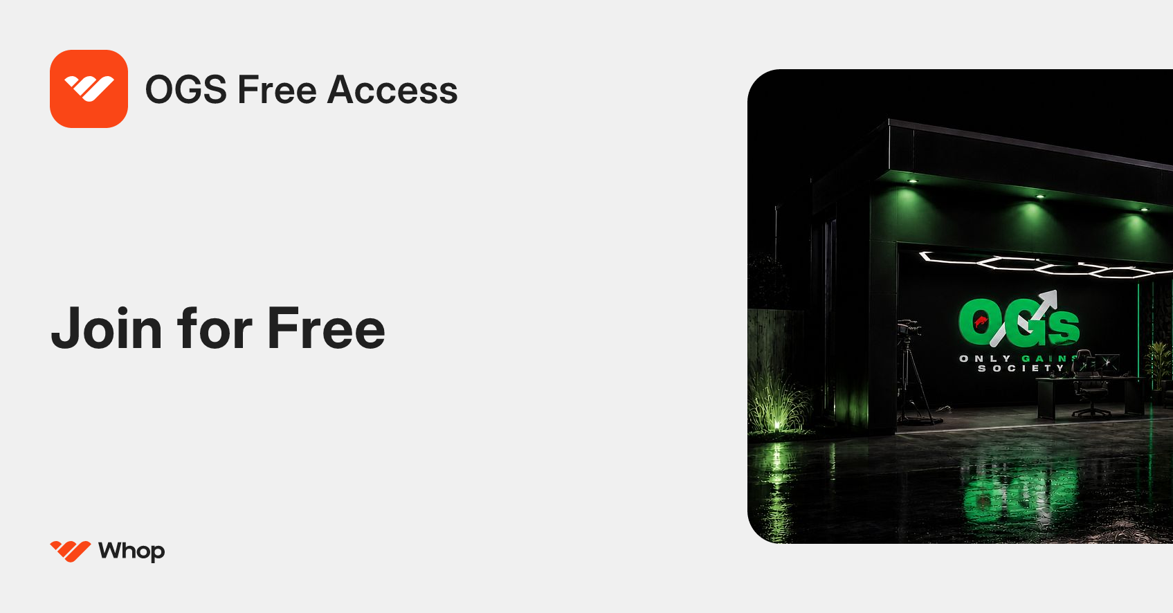 OGS Free Access | Whop