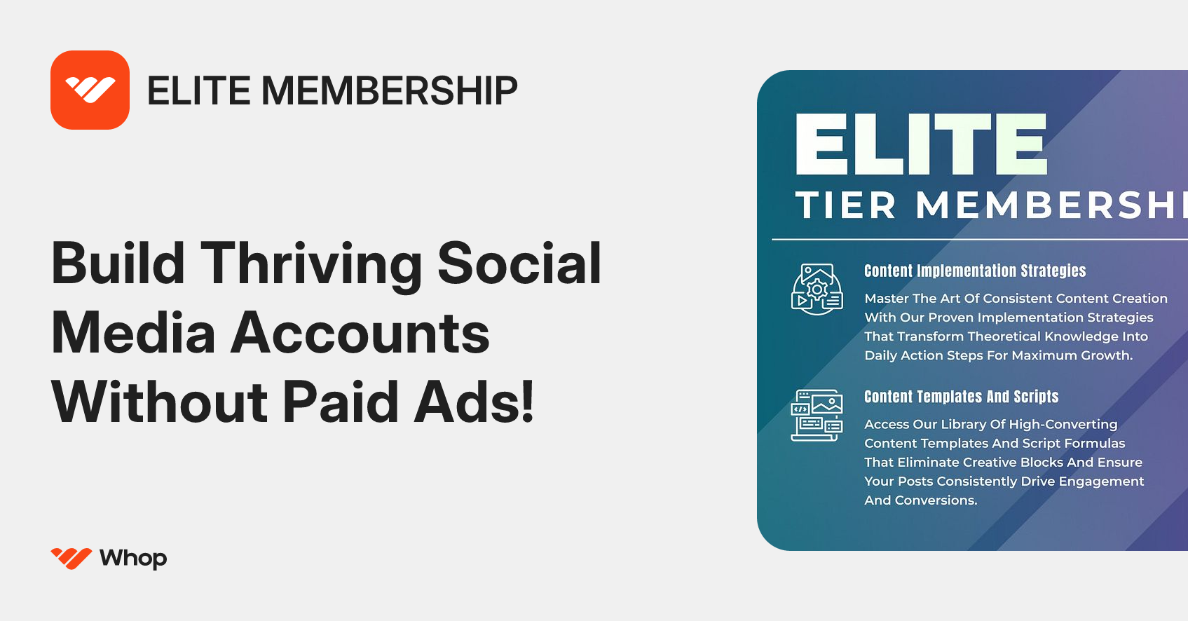ELITE MEMBERSHIP | Whop