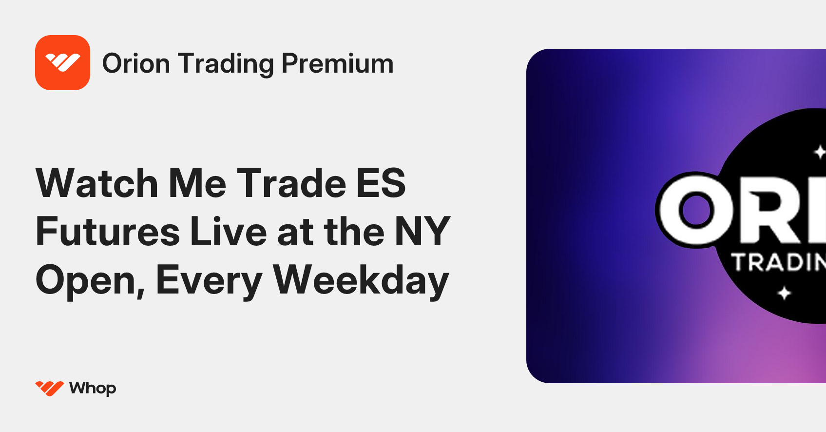 Orion Trading Premium | Whop