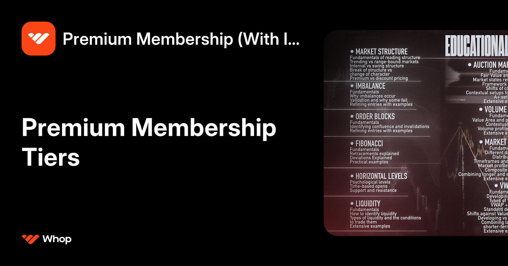 Premium Membership (With Indicators) | Whop