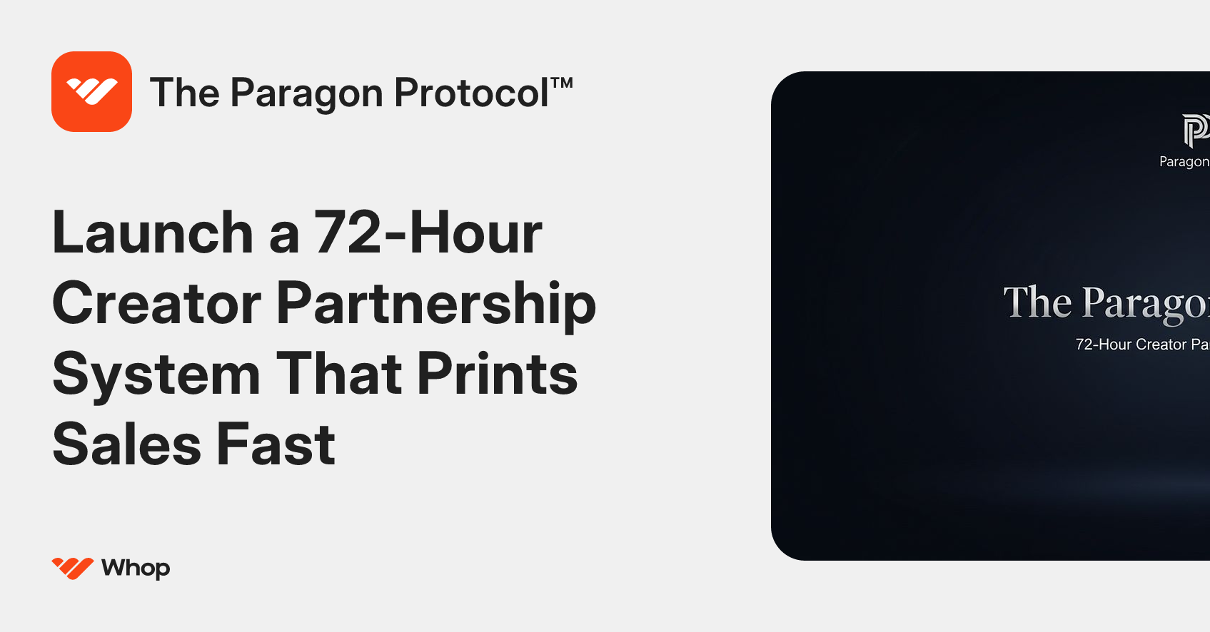 The Paragon Protocol™ | Whop