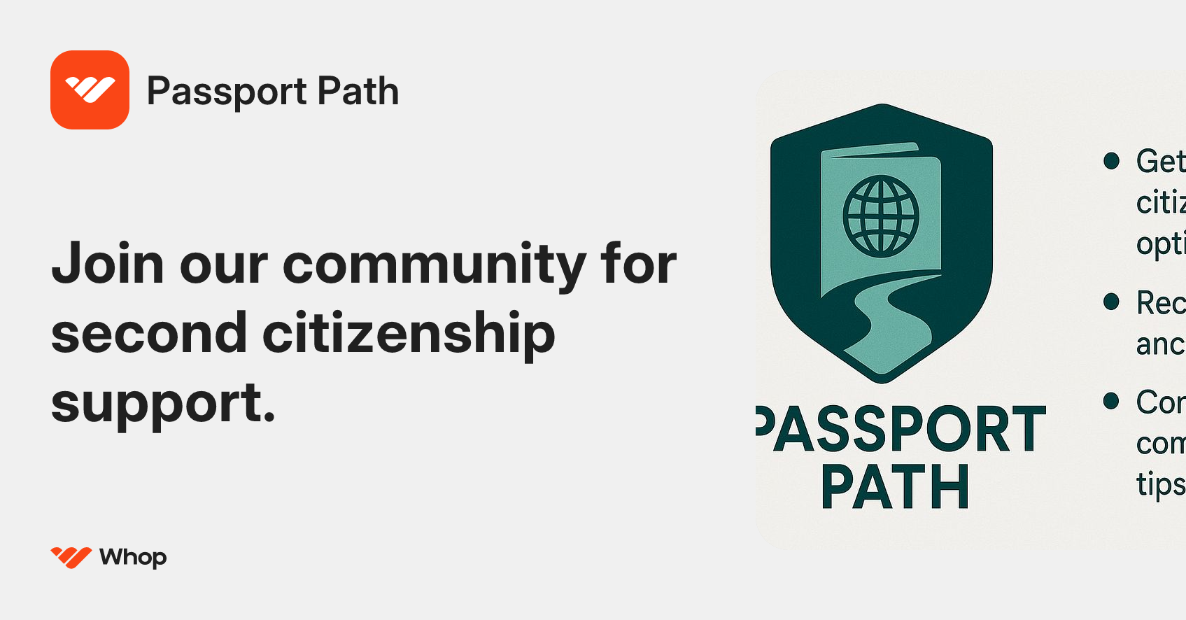 Passport Path | Whop
