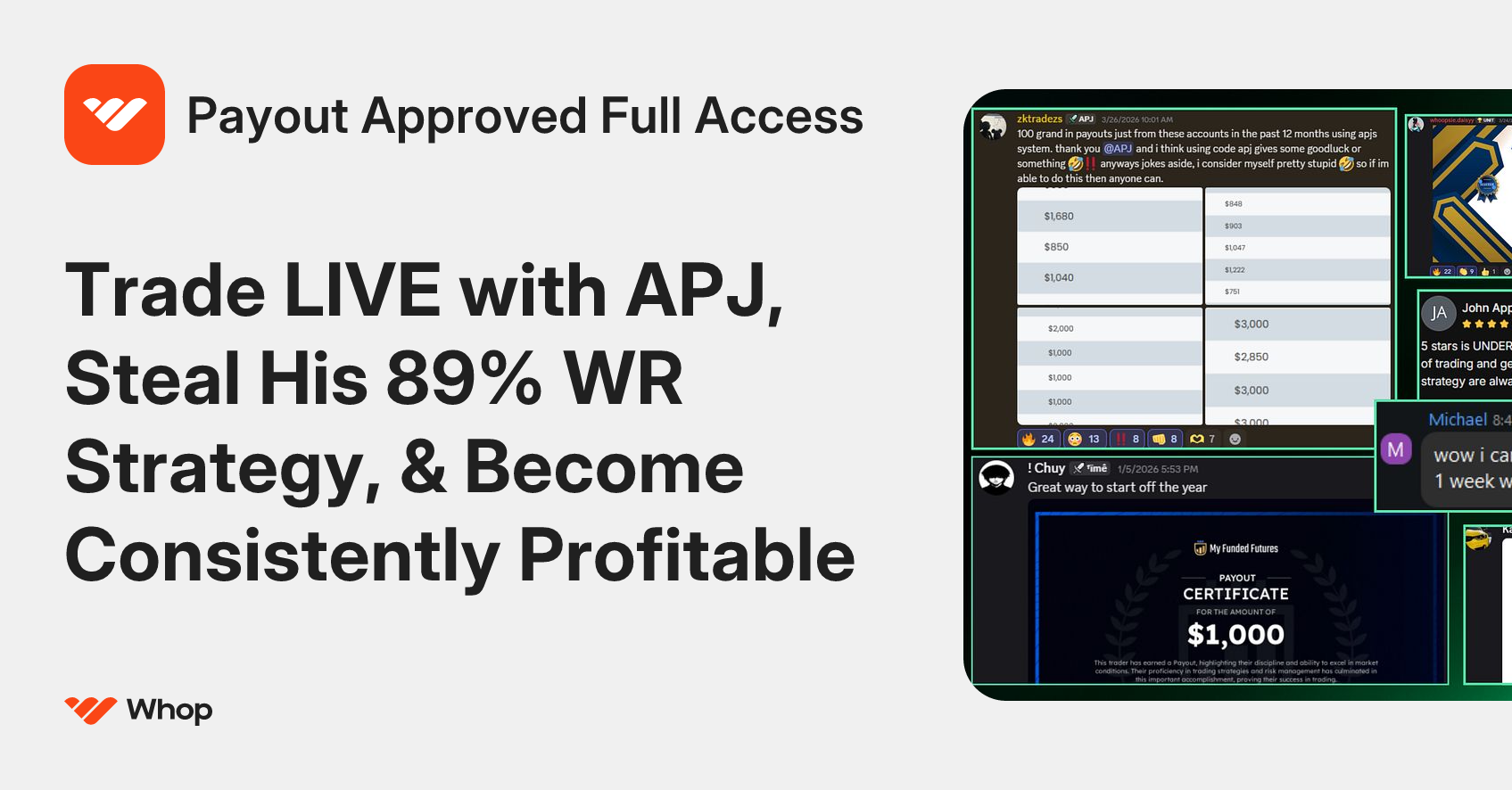 Payout Approved Full Access | Whop