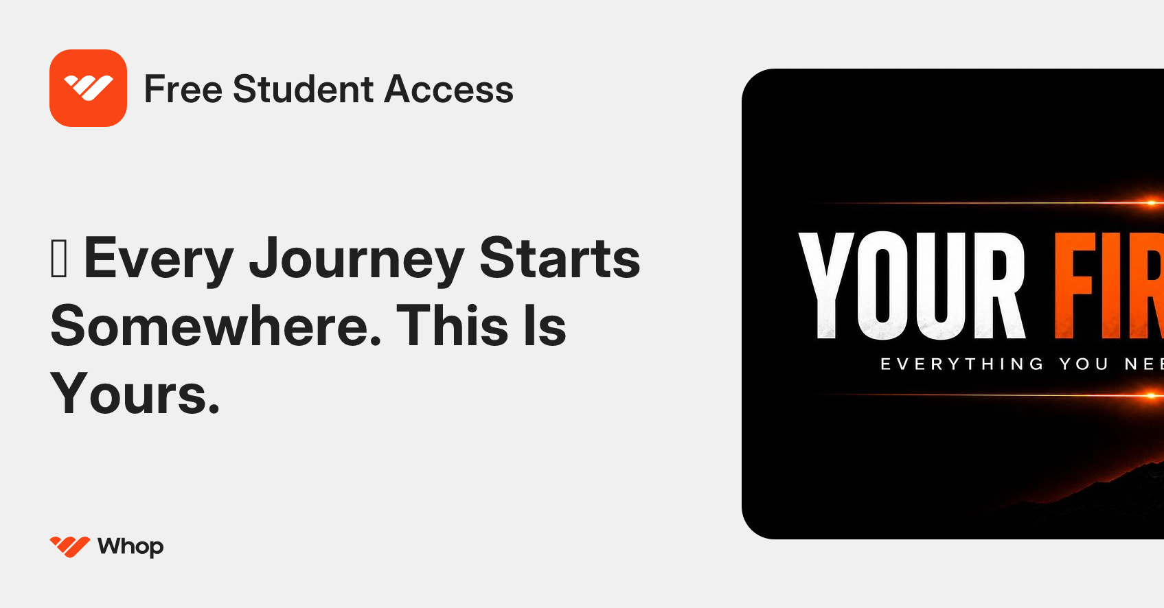 Free Student Access | Whop