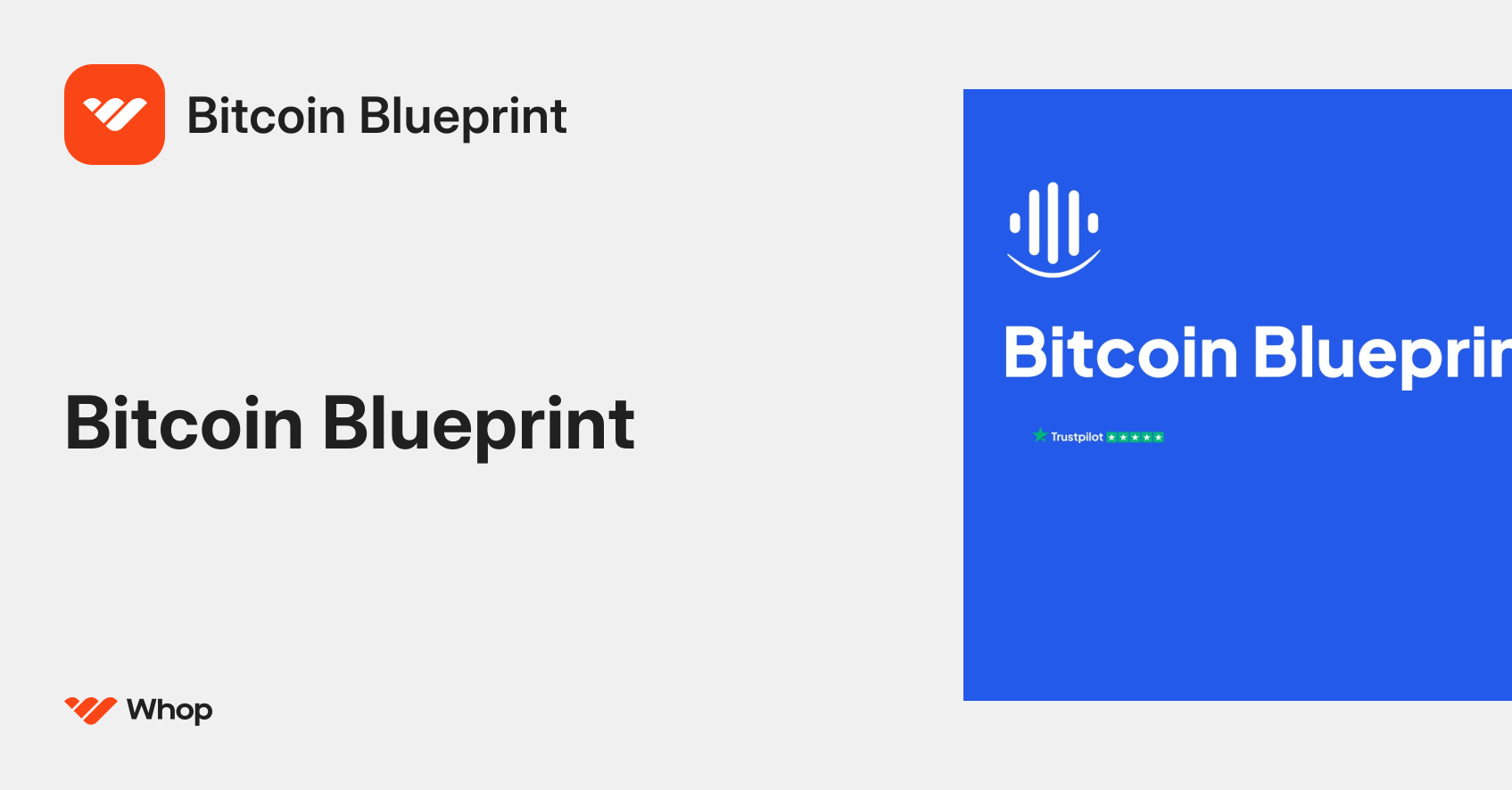 Bitcoin Blueprint | Whop