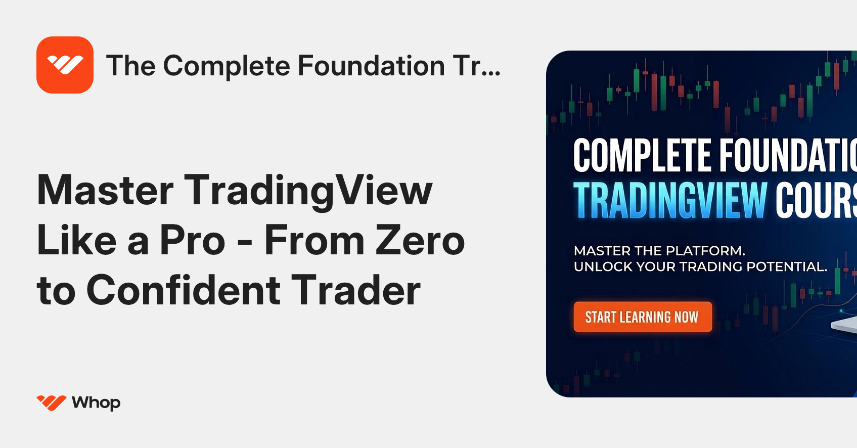 TradingView Course | Whop