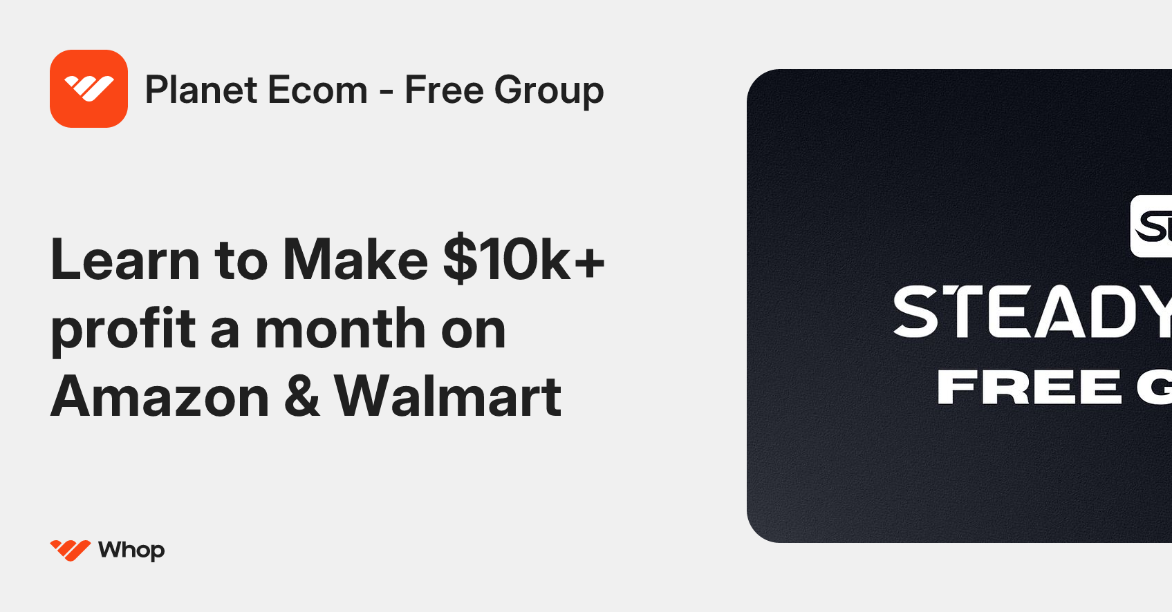 Planet Ecom - Free Group | Whop