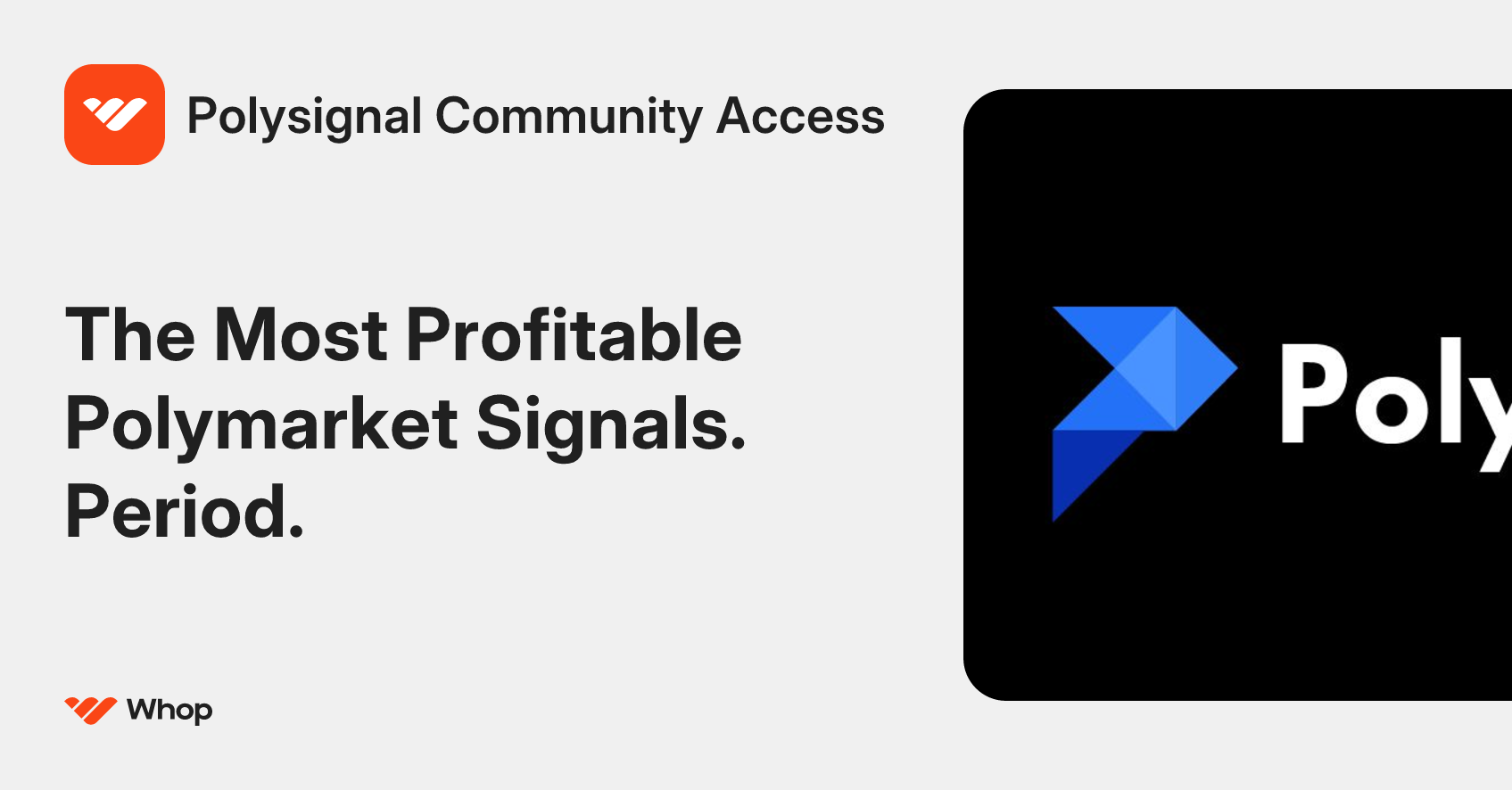 Polysignal Community Access | Whop