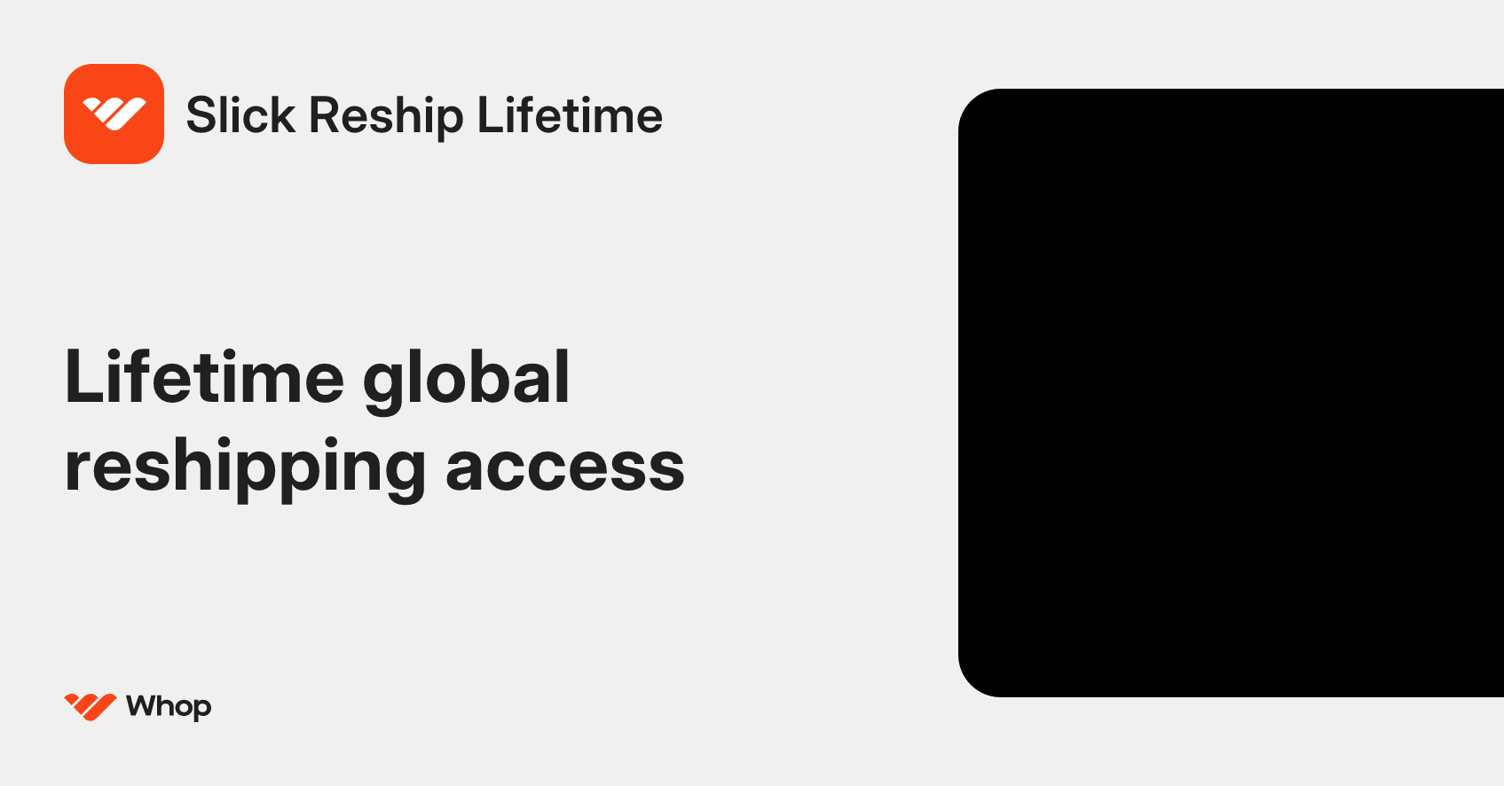 Slick Reship Lifetime | Whop
