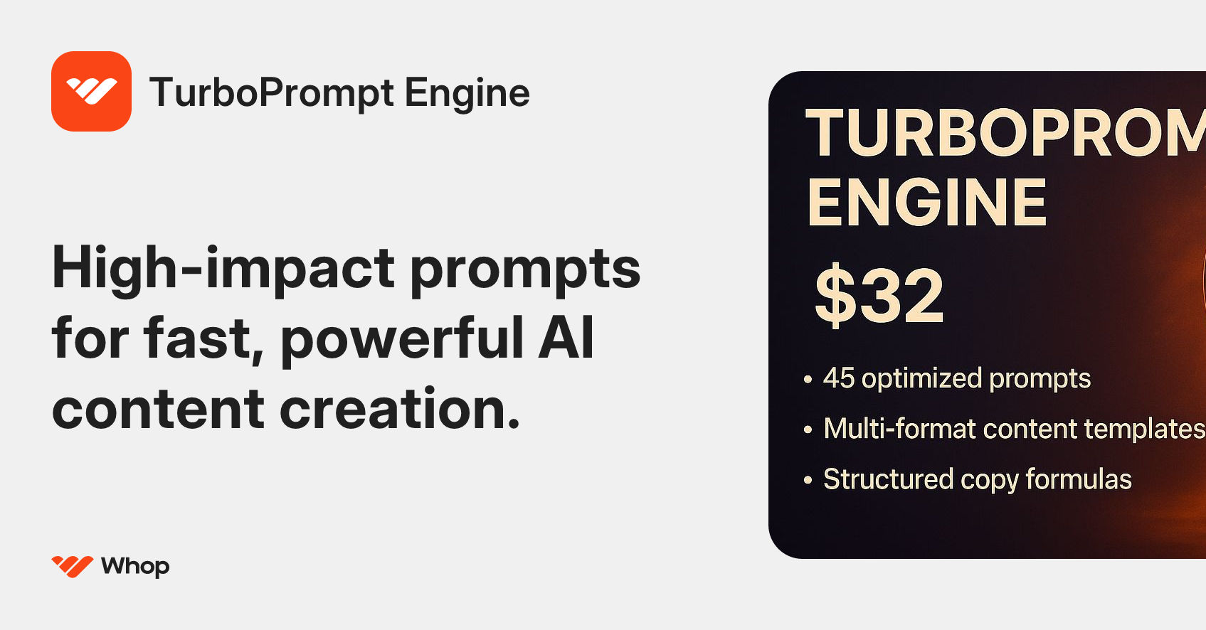 TurboPrompt Engine | Whop