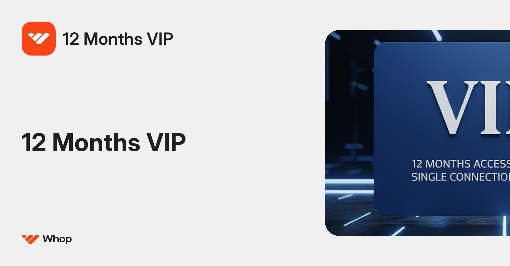 12 Months VIP | Whop