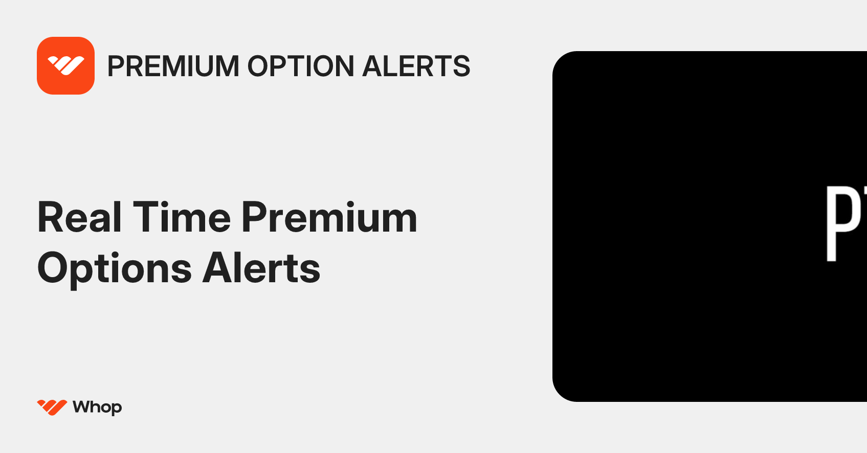 PREMIUM OPTION ALERTS | Whop