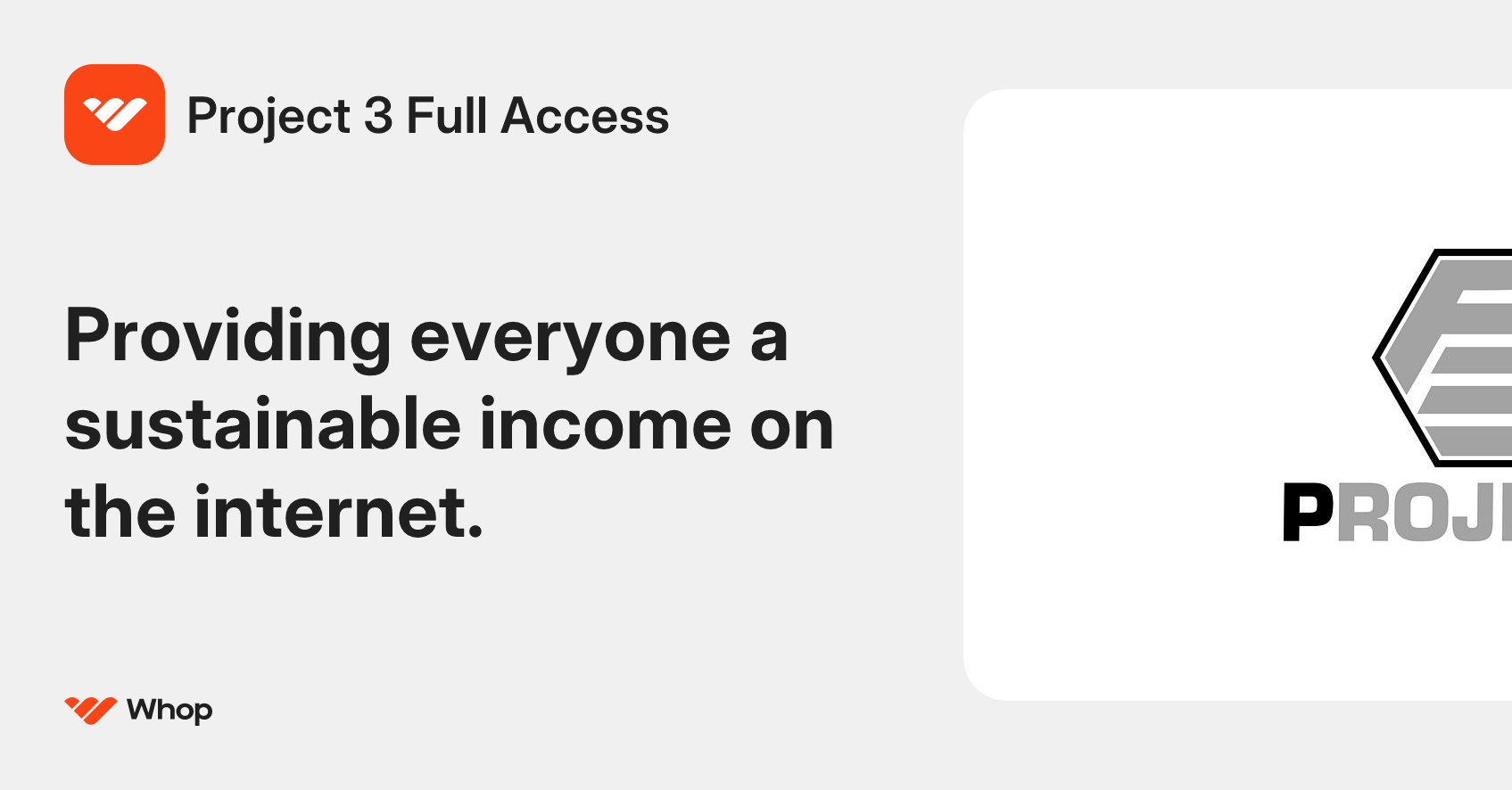 Project 3 Full Access | Whop