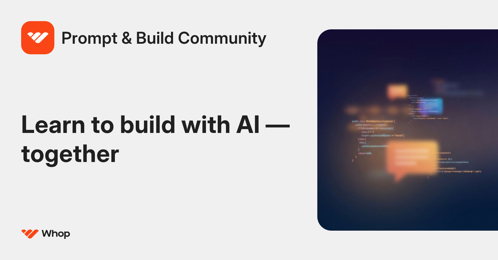 Prompt & Build Community | Whop