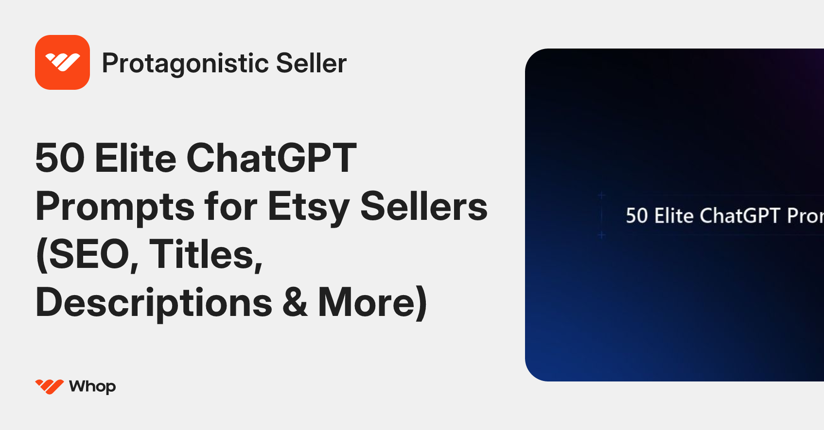 Protagonistic Seller | Whop