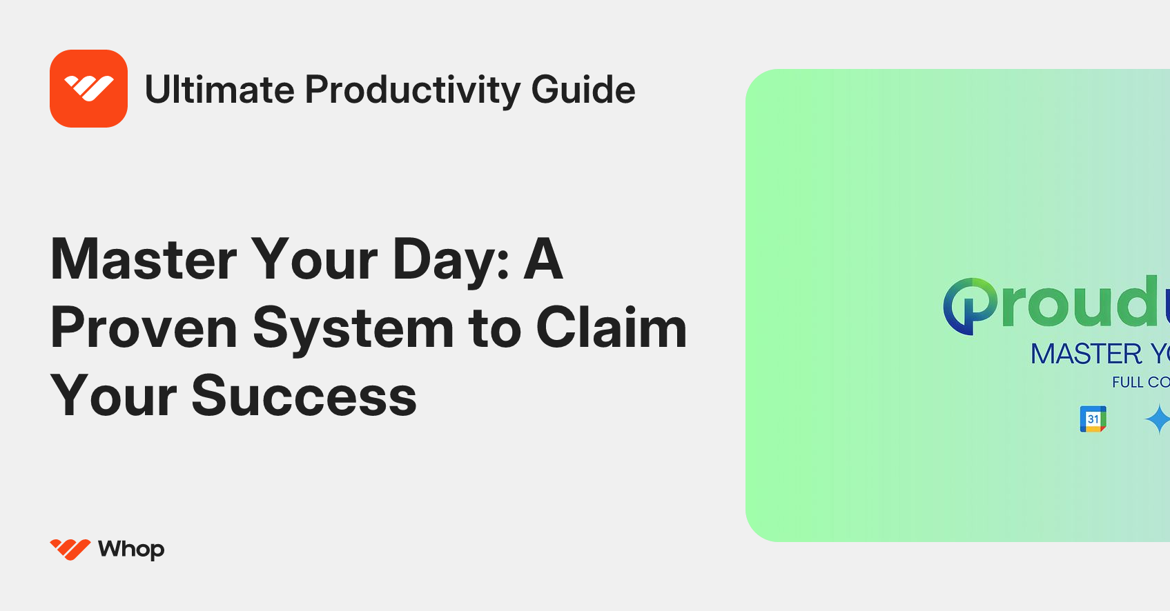 Ultimate Productivity Guide | Whop
