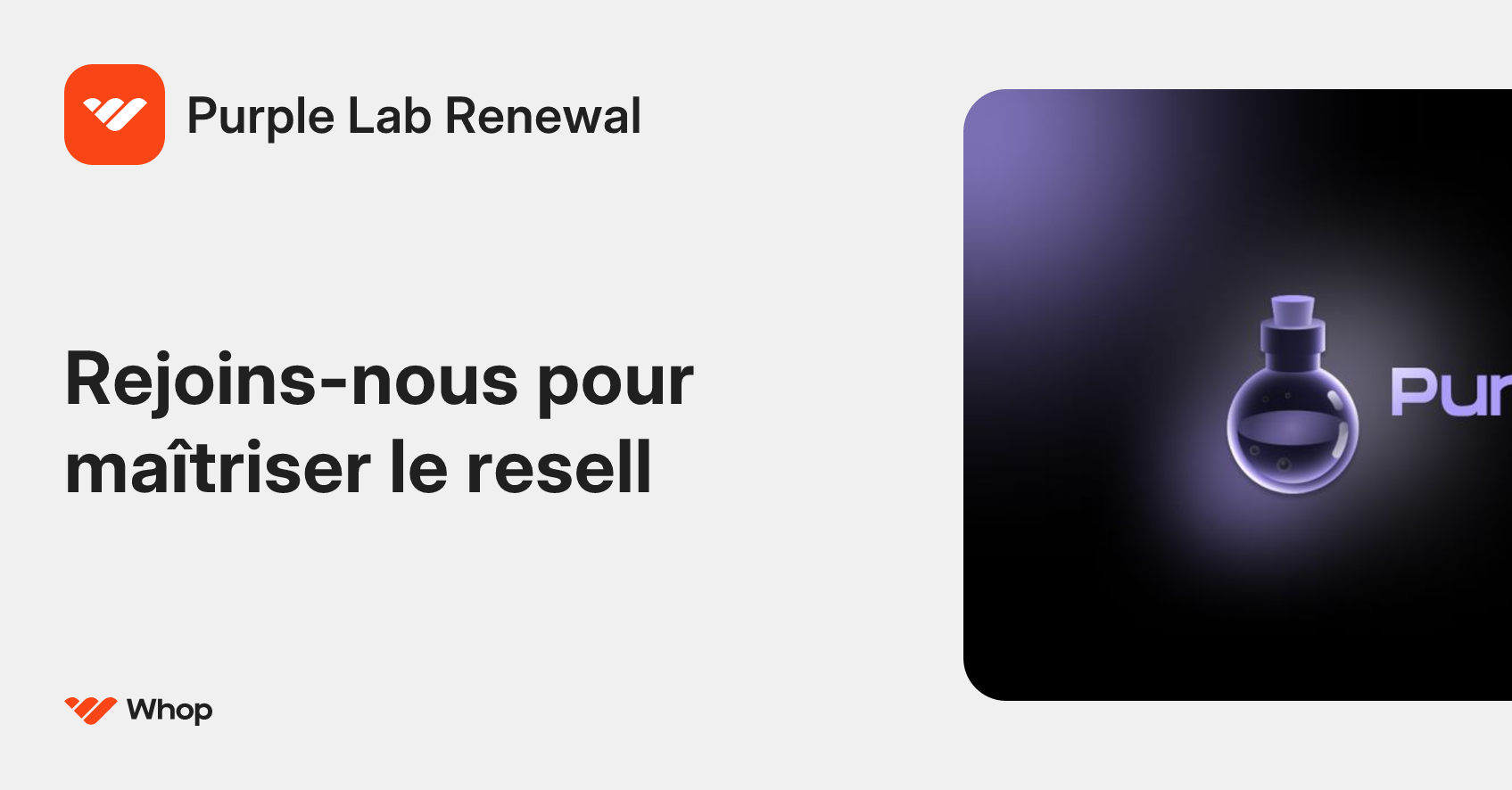 Purple Lab Renewal | Whop