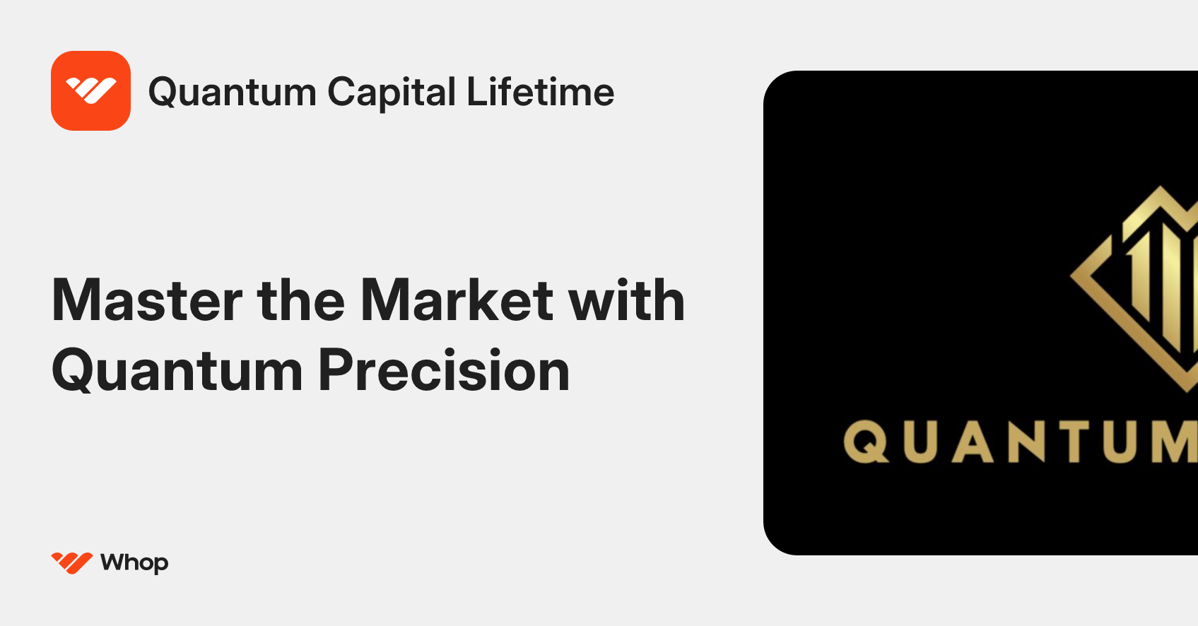 Quantum Capital Lifetime | Whop