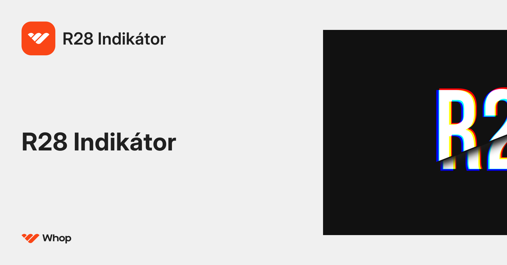 R28 Indikátor | Whop