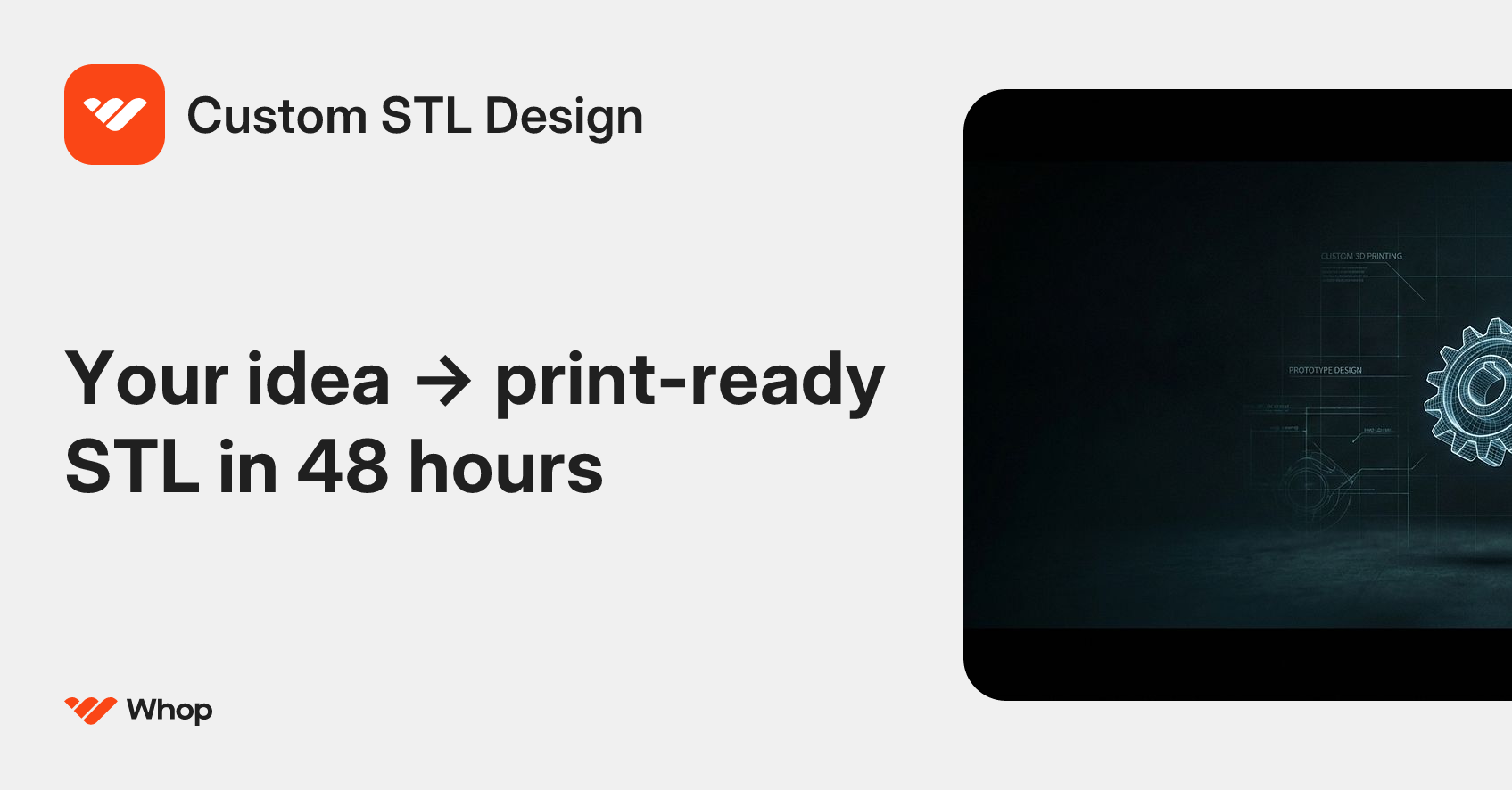 Custom STL Design | Whop