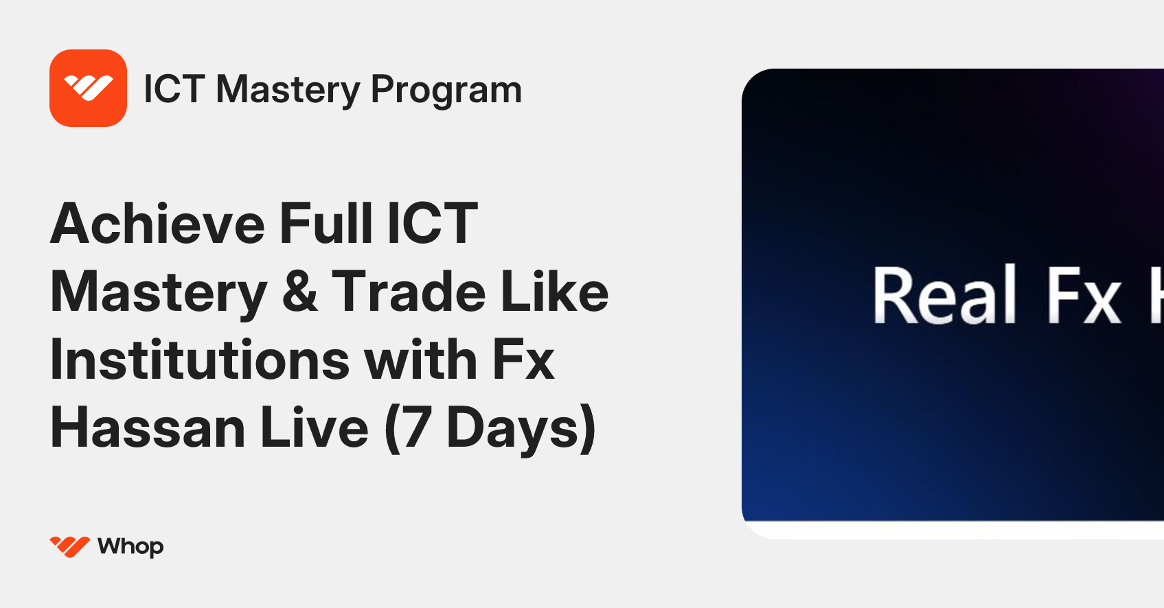ICT Mastery Program | Whop