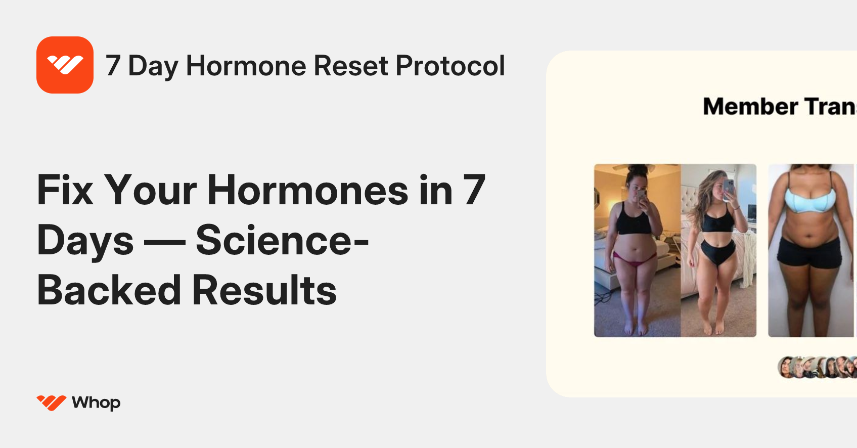 7 Day Hormone Reset Protocol | Whop