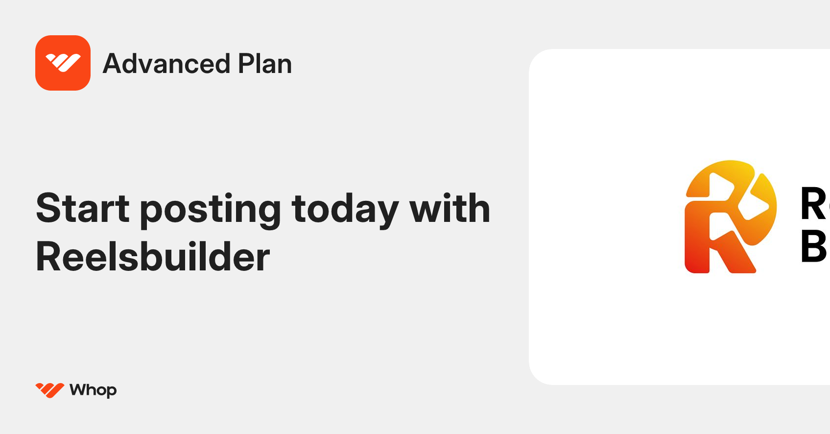 Advanced Plan | Whop