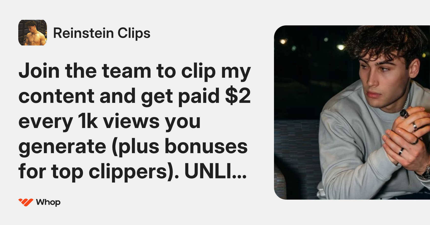 Reinstein Clips | Whop