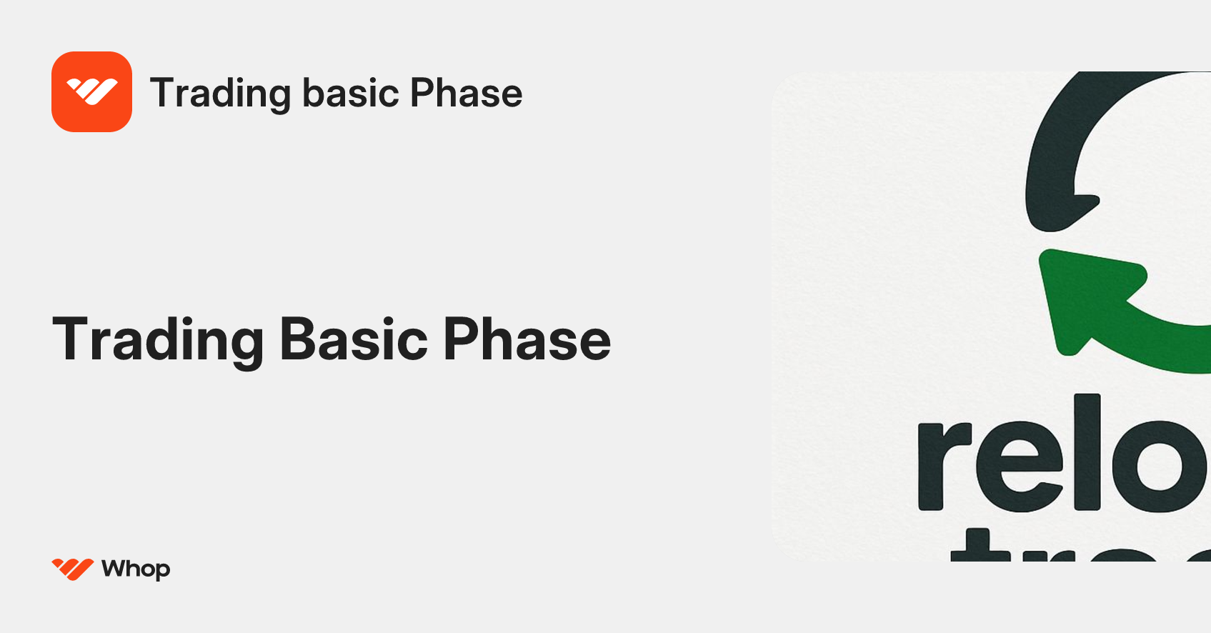Trading basic Phase | Whop