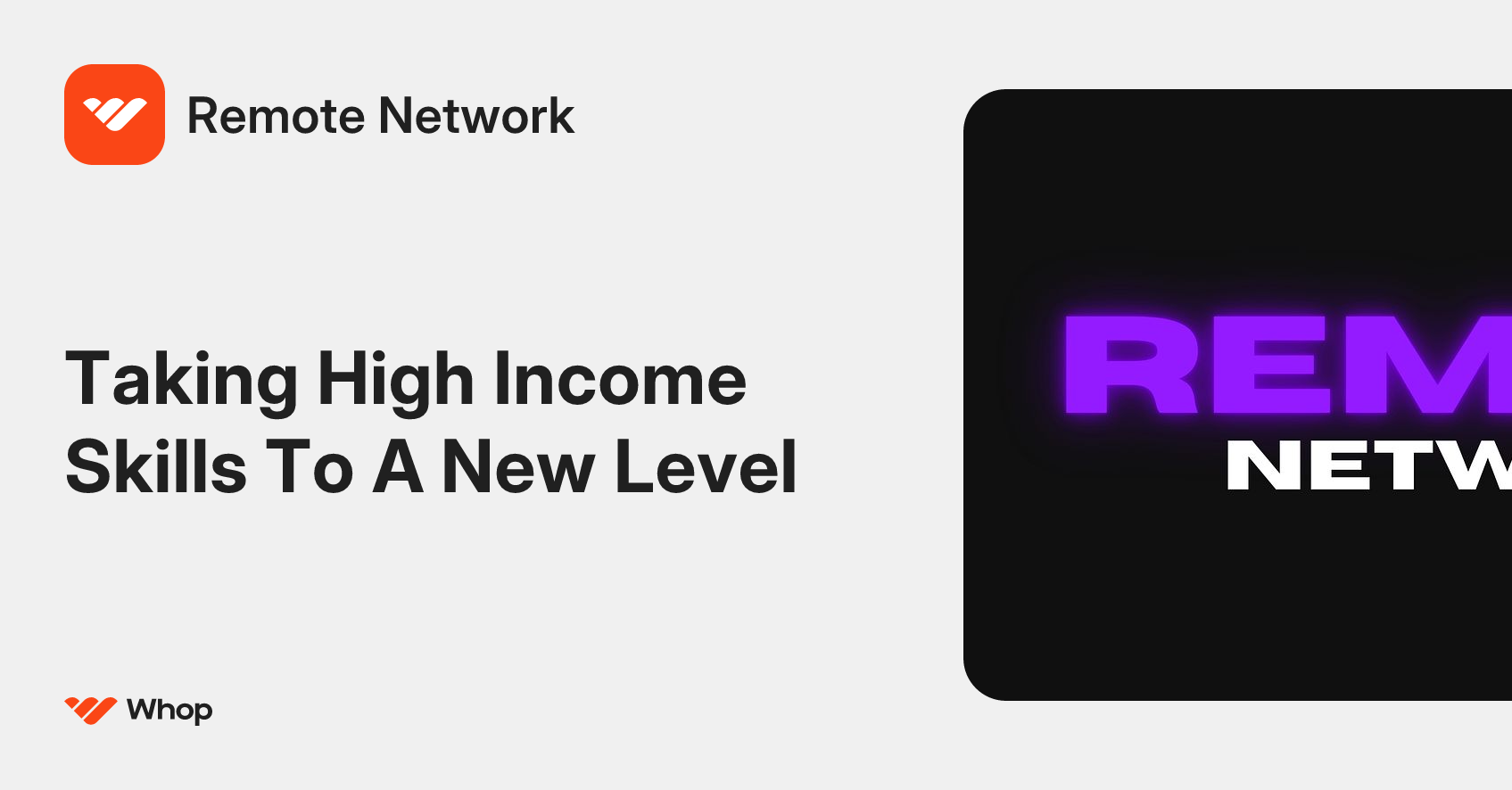 Remote Network | Whop