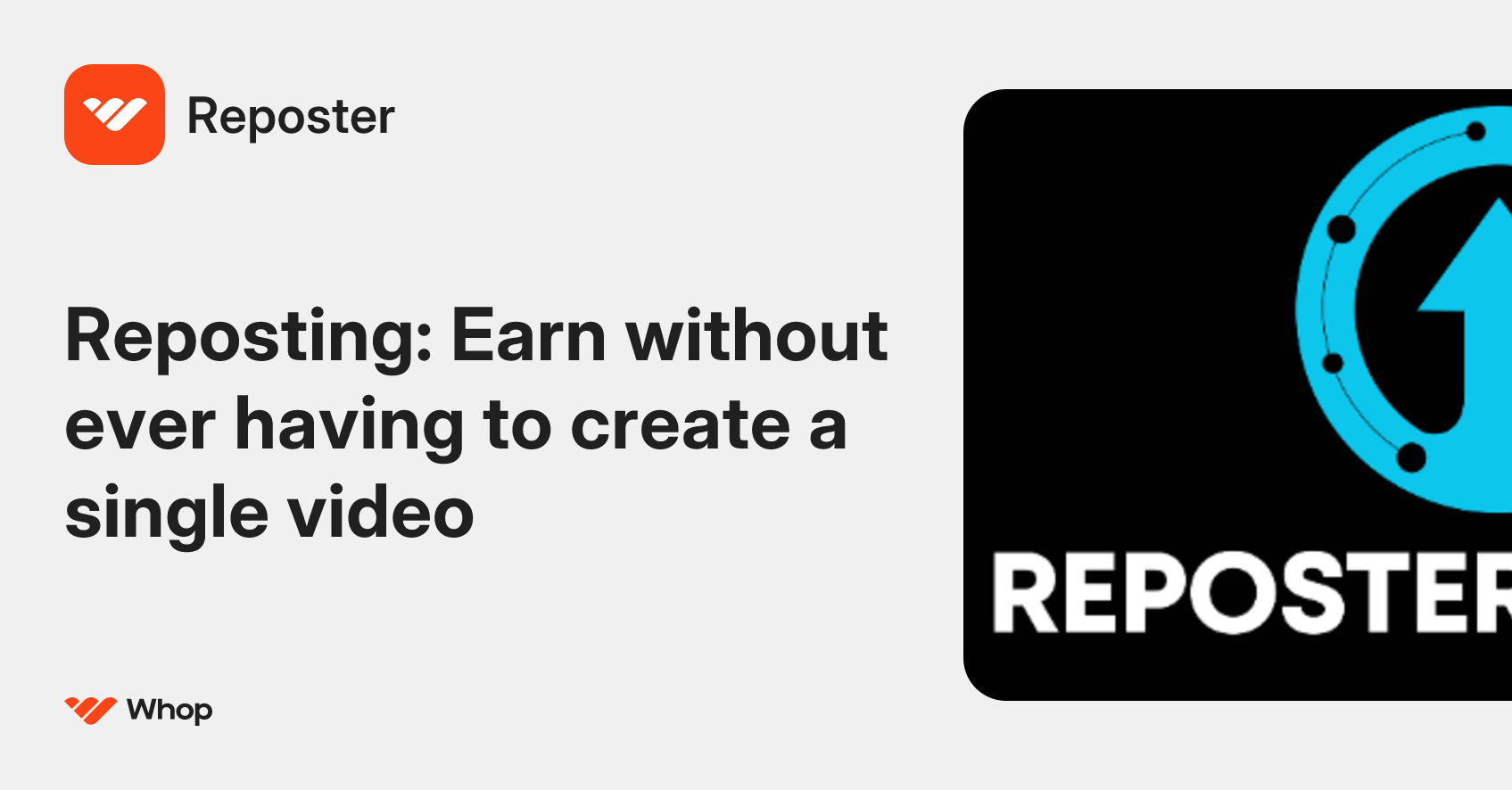 Reposter | Whop