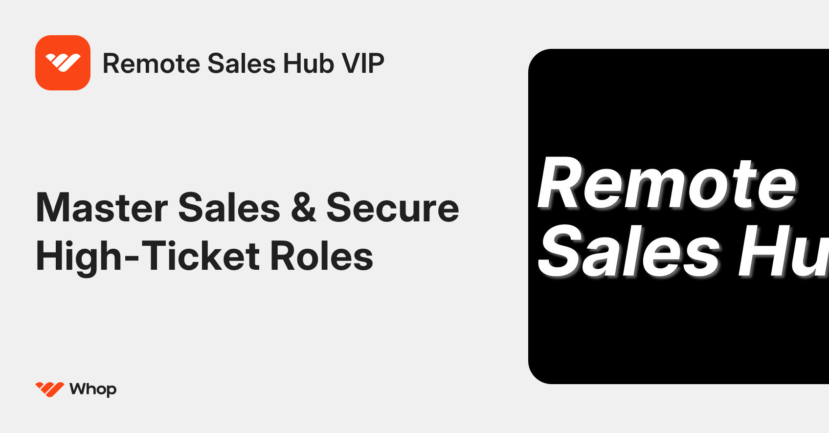 Remote Sales Hub VIP