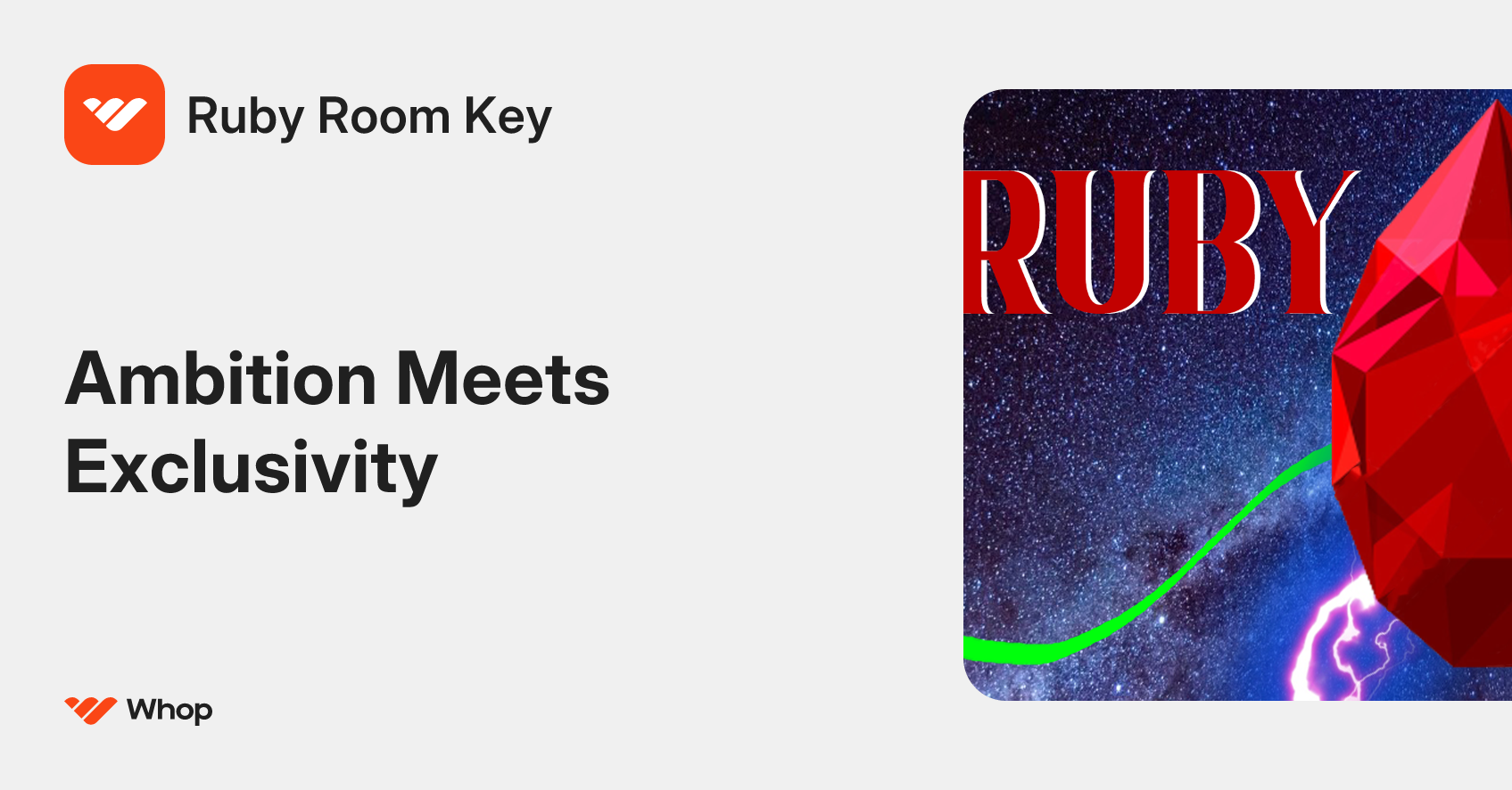 Ruby Room Key | Whop