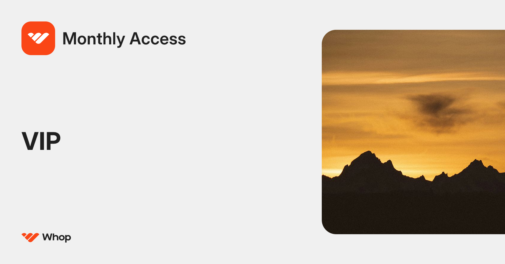 VIP Access | Whop