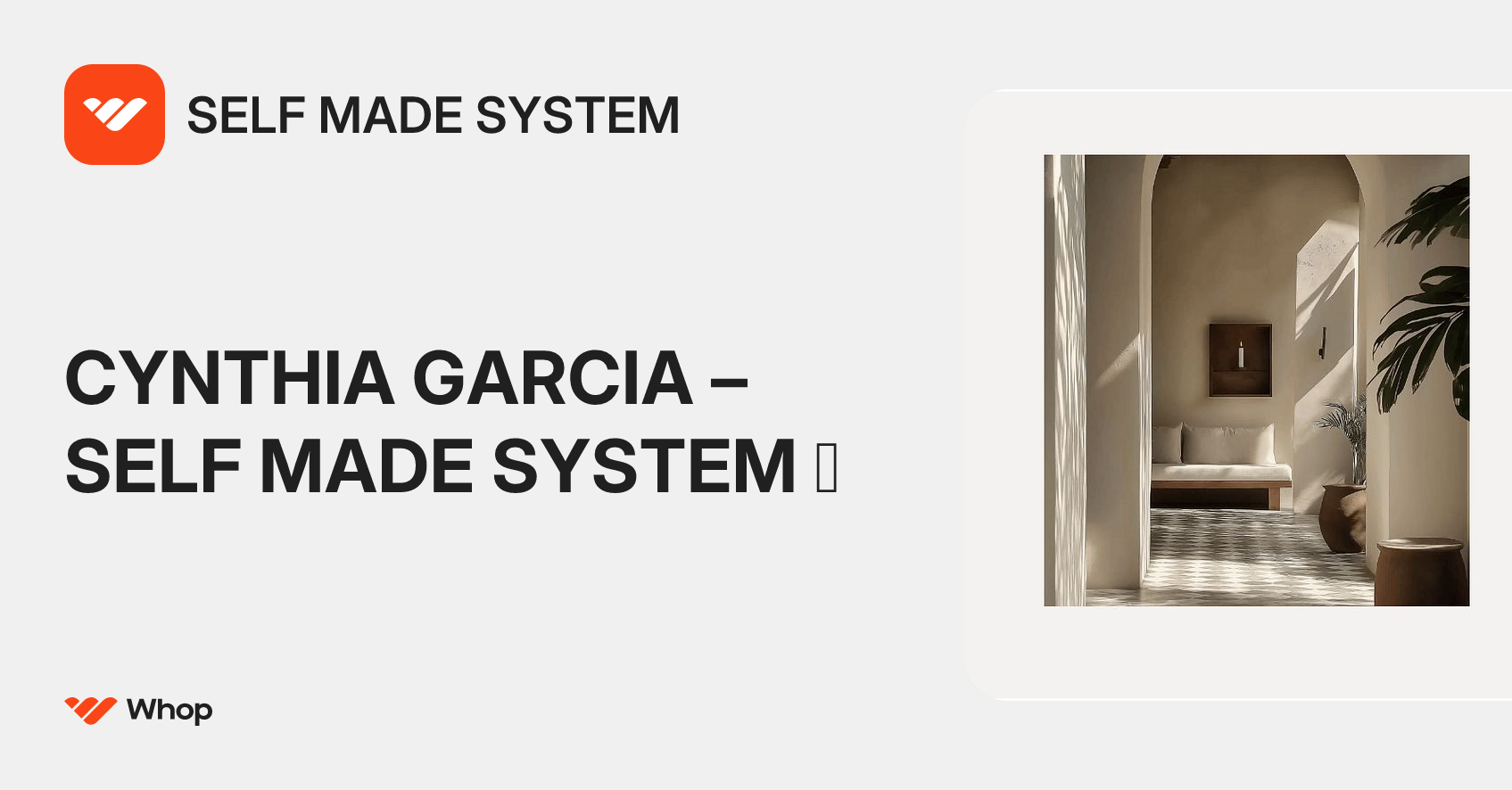 SELF MADE SYSTEM | Whop