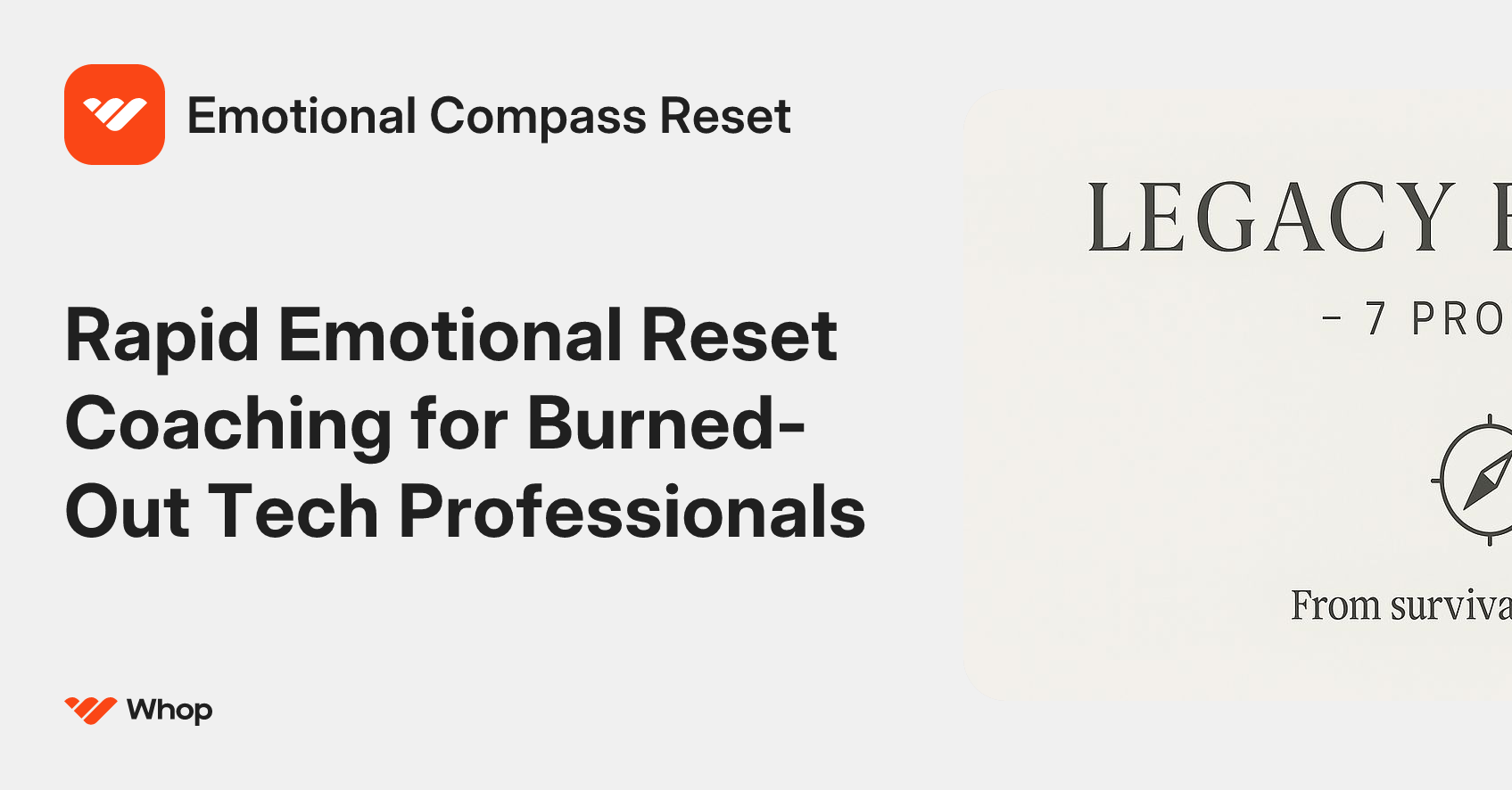 Emotional Compass Reset | Whop