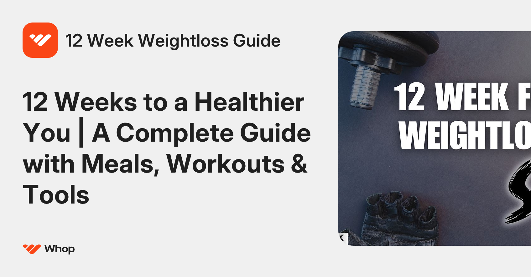 12 Week Weightloss Guide | Whop