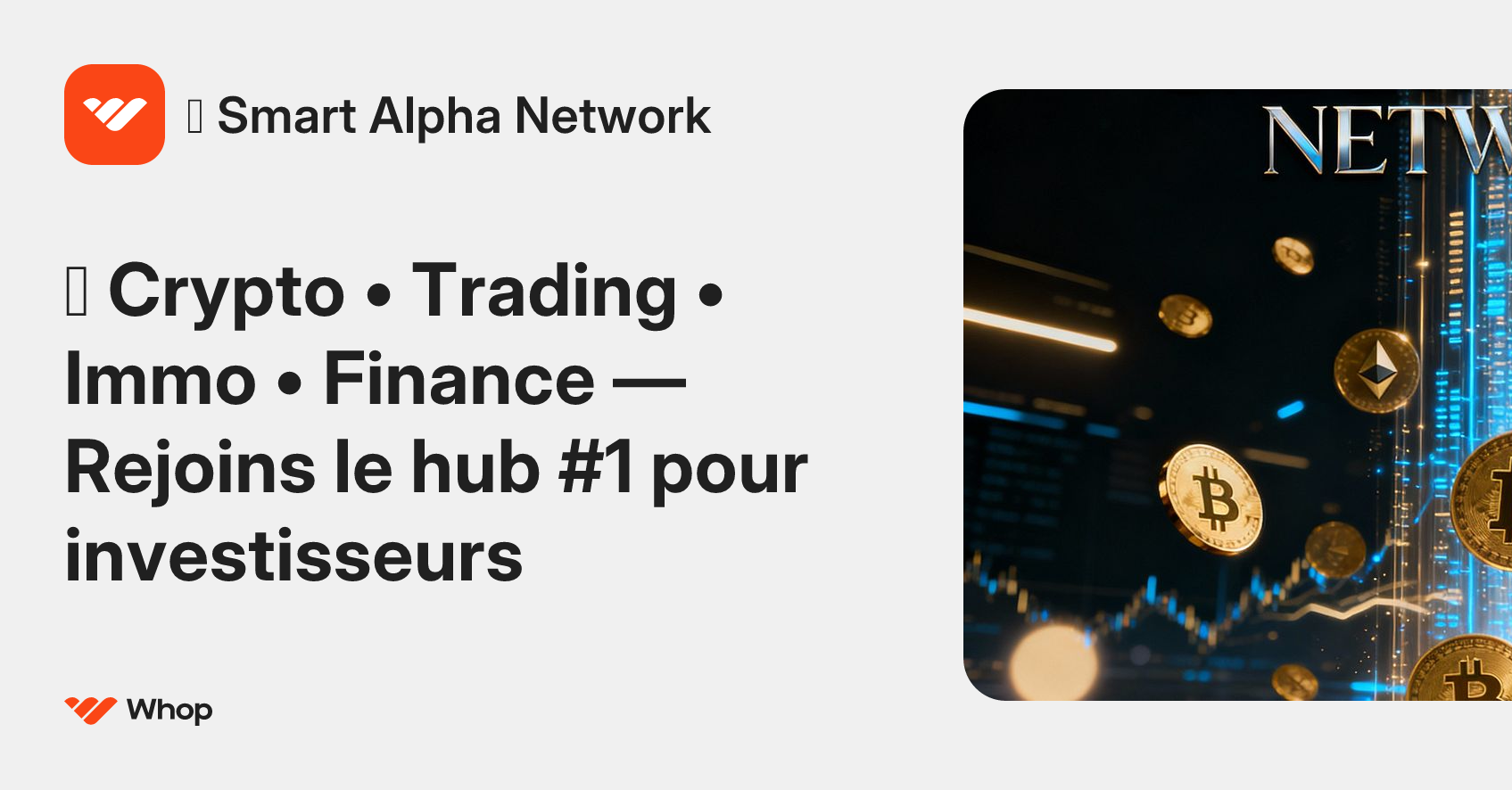 🔥 Smart Alpha Network | Whop