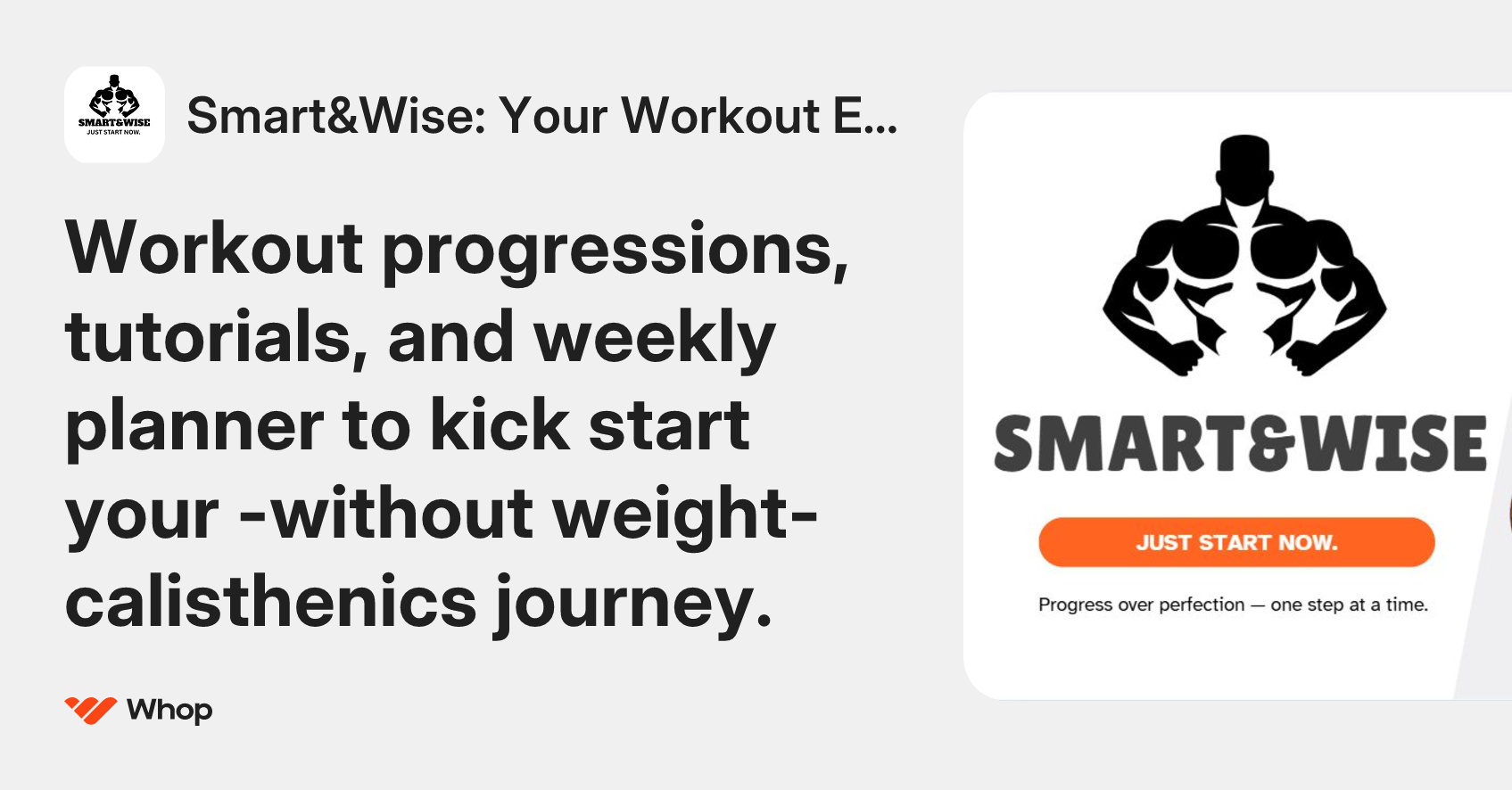 Smart&Wise: Your Workout Elevator | Whop