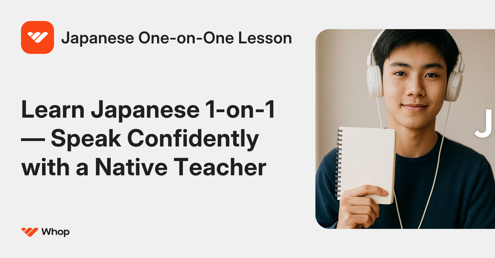 Japanese One-on-One Lesson | Whop