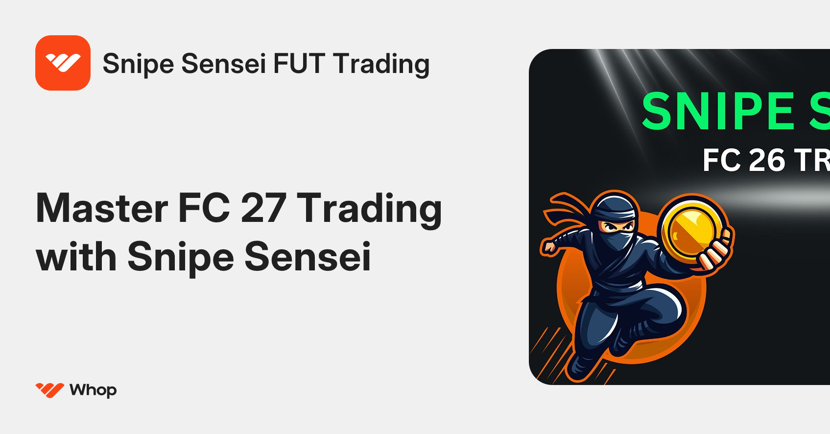 Snipe Sensei FUT Trading | Whop
