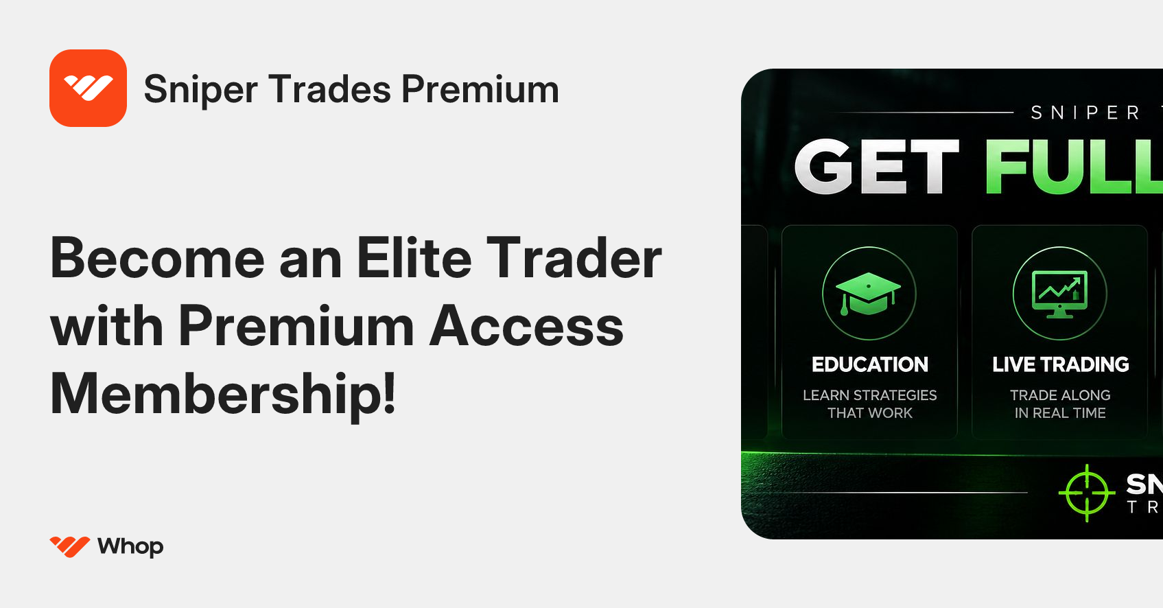 Sniper Trades Premium | Whop