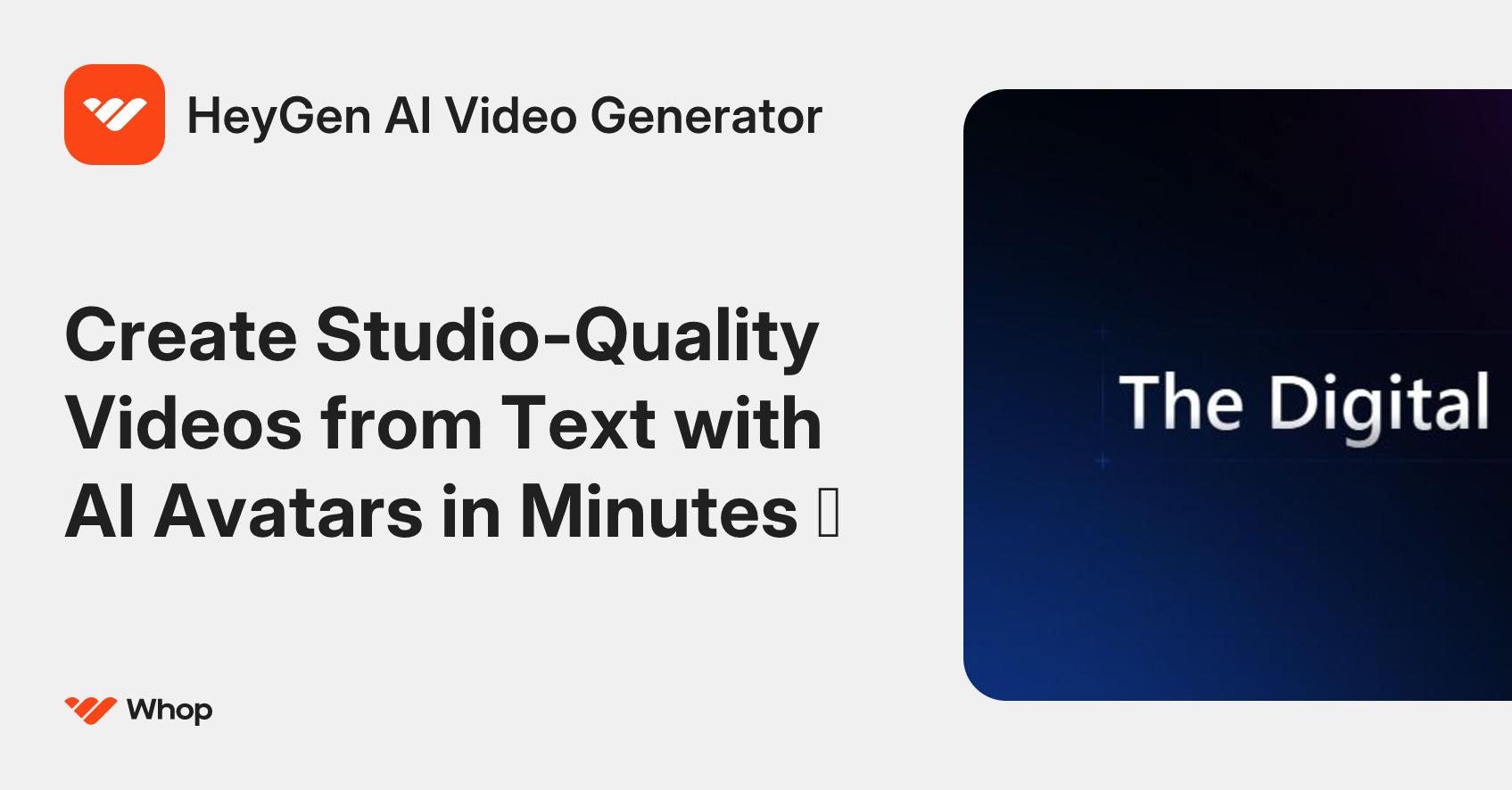 HeyGen AI Video Generator | Whop