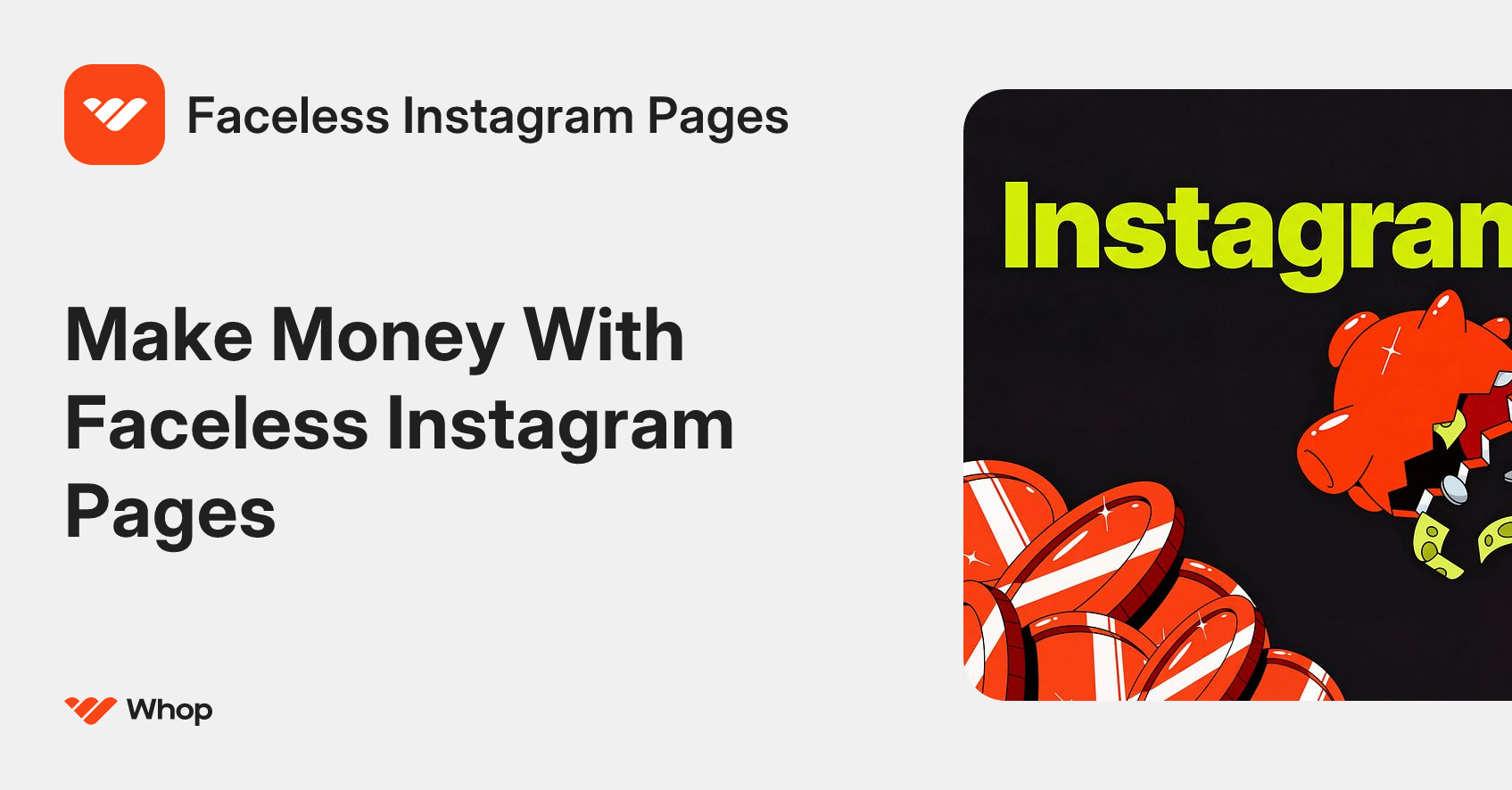 Faceless Instagram Pages | Whop