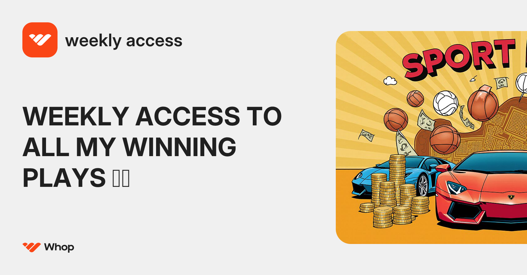weekly access | Whop