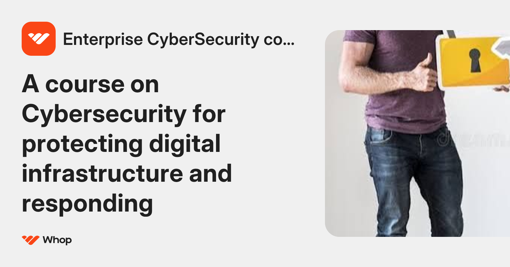 Enterprise CyberSecurity course | Whop