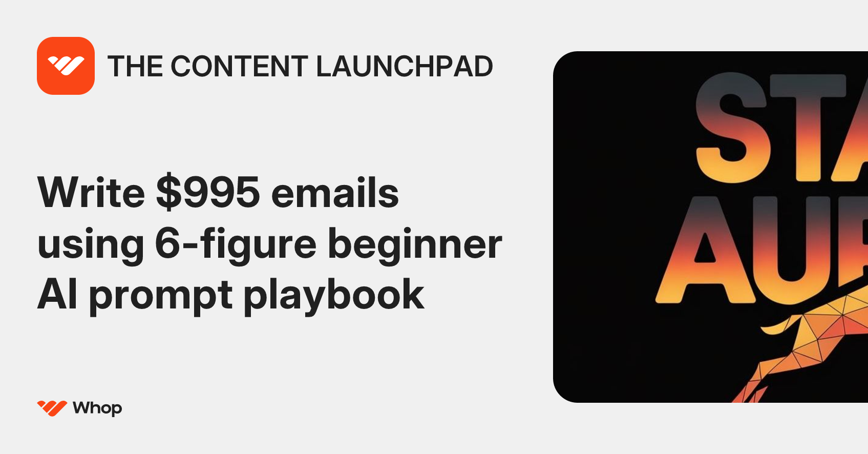 THE CONTENT LAUNCHPAD | Whop